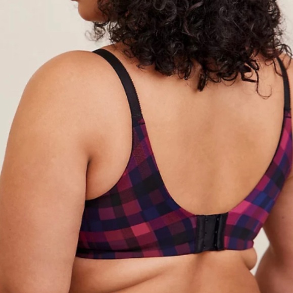 🆕 T-Shirt Lightly Lined Print 360° Back Smoothing™ Bra 40F NWT Torrid New! - Picture 4 of 4